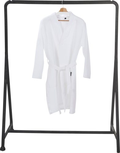 done.®, done.® Damenbademantel »MySense«, Waffelpiqué-Struktur, in leichter Qualität, reine Baumwolle, mit Schalkragen und aufgesetzten Taschen, kurz