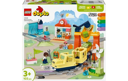 LEGO, 10428 DUPLO Town Große interaktive Eisenbahn, Konstruktionsspielzeug