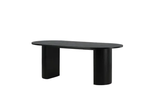 LIVIQUE, Esstisch Altus Schwarz MDF B 200 cm - Esstisch