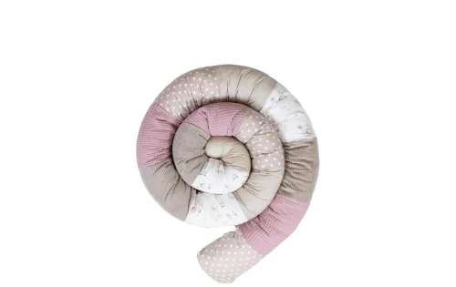 Ullenboom, Nestchenschlange 300 cm Waffelpiqué/Cord