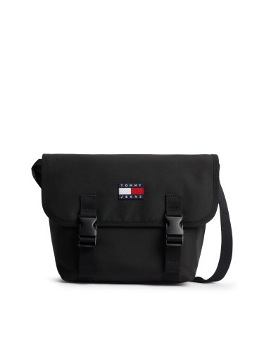 TOMMY JEANS, Tommy Jeans Messenger Bag "TJM ESS DAILY MESSENGER" Damen Schultertasche, Geschäftstasche mit Logo-Aufnäher