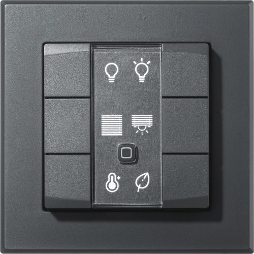 Homematic Ip, Homematic IP Smart-Home-Steuerelement "3 Wippen, Anthrazit"