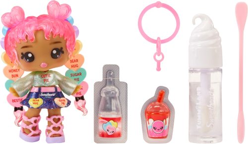 YUMMILAND, YUMMILAND Minipuppe »Yummiland Sweet Lip Gloss-Lily Hearts« inklusive Schlüsselanhänger