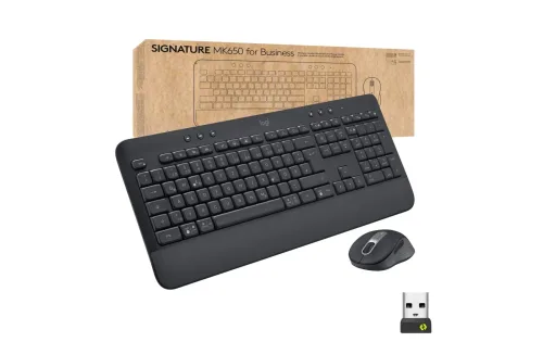 Logitech - Tastatur-Maus-Set MK650 Combo for Business