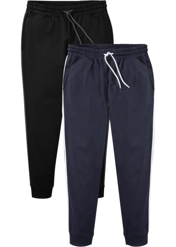 bonprix Jogginghose mit weichem Innenmaterial, mit seitlichen Kontraststreifen