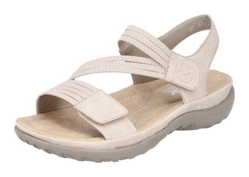 Rieker Riemchensandale Sommerschuh, Sandalette, Keilabsatz, mit Gummizügen