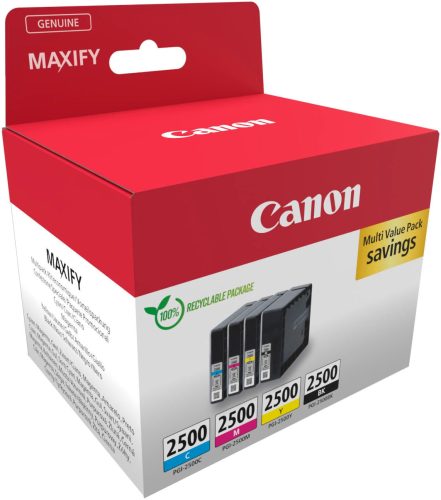 Canon, CANON Multipack Tinte BKCMY PGI-2500 MAXIFY MB5050/5350 57.9ml