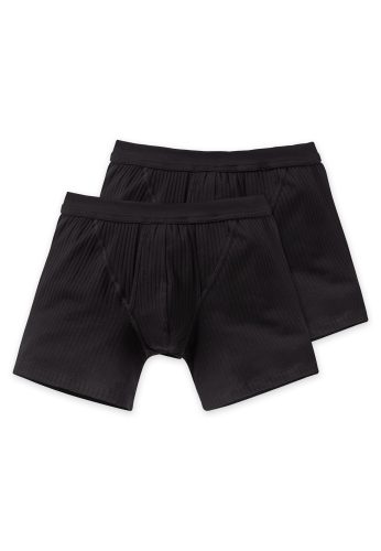 Schiesser - Authentic Shorts, für Herren, Schwarz, Größe XXL