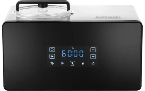 Gastroback, Gastroback Eismaschine "Advanced Control 45413 l, Schwarz/Silber" 1,5 l 150 W