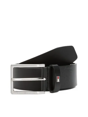Tommy Jeans, Tommy Jeans Ledergürtel - Black 95 Herren