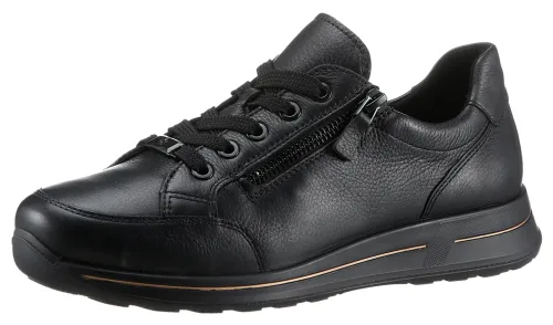 ara - Osaka - Leder sneaker, für Damen, Schwarz, Größe 38.5