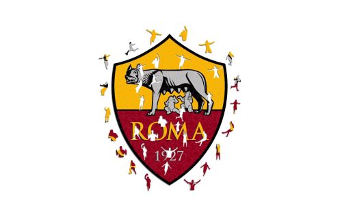 undefined, nicht definiert Puzzle »Iconic AS Roma ? Logo«, Holzart: Birke (Herkunftsland: China)