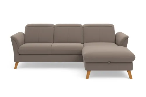 Sit & More, sit&more Ecksofa "Romero L-Form" wahlweise mit oder ohne Relax-Funktion, Bettfunktion, Bettkasten