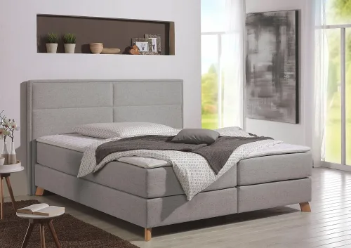 home affaire, Home affaire Boxspringbett "Caria" in 5 Breiten, 3 Matratzen-Ausführungen, 2 Härtegraden, Topper