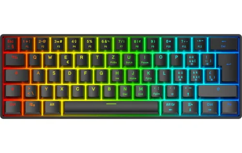 DELTACO, DELTACO Mechanical Keyboard DK470 GAM-175-CH Hot-Swap,KTT Switches,Black