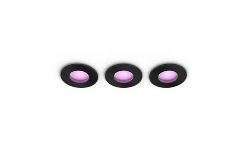 Philips Hue, Philips Hue LED Deckenleuchte "Xamento 3er-Pack" GU10 Farbwechsler