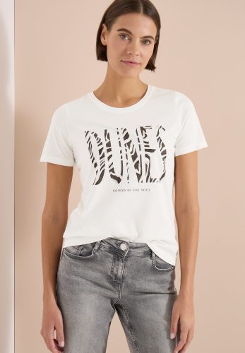 Cecil Kurzarmshirt Sommershirt mit Frontprint