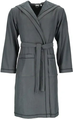 Esprit - Modern Life Bademantel, für Damen, Anthrazit, Größe XS