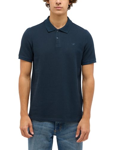 Mustang, Mustang - Poloshirt  Bequem sitzend-Style Palco, für Herren, Nachtblau, Größe M