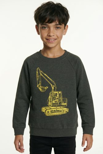 Name It, Name It Sweatshirt "NMMVION LS NREG SWEAT UNB", Baumwollmischung, regular fit