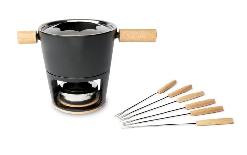 Stöckli - Fleischfondue-Set, 16cm, Black