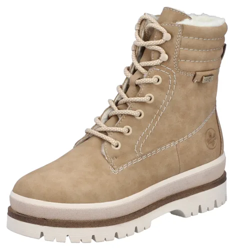 Rieker, Rieker Schnürboots, Damen , Beige 40