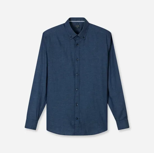 OLYMP Langarmhemd Button-down-Kragen, regular fit, casual