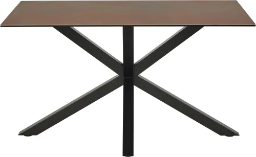 CONFORAMA, Tisch HEAVEN 135x80x75.5cm rost