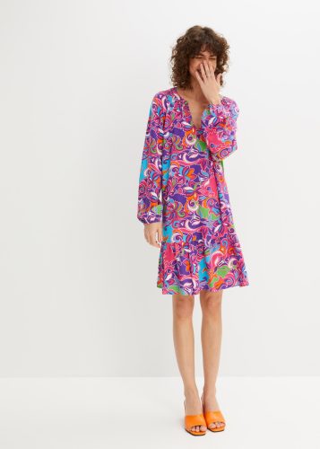 bonprix, bonprix Tunika-Kleid aus fließender Viskosepink 48Damen
