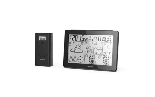 Hama, HAMA Meteotime - Wettervorhersage-Center (Schwarz)