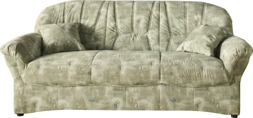 Domo Collection, DOMO collection 3-Sitzer "Bahia, bequem und komfortabel, zeitloses & elegantes Sofa" Microfaser MELROSE, mocca