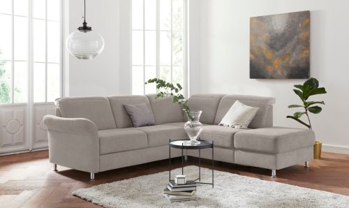 SIT&MORE, sit&more Ecksofa, inklusive Federkern, wahlweise mit Kopfteilverstellung, Bettfunktion und Stauraum