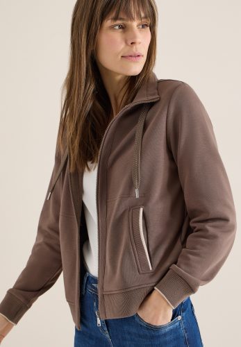 Cecil Sweatjacke mit Stehkragen und Reissverschluss