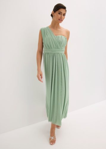 bonprix Maxikleid Maxi-Länge, ohne Ärmel, Regular Fit, aus Mesh-Obermaterial