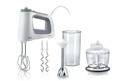Braun - Handmixer MultiMix 5 HM5137WH, Grau, One Size