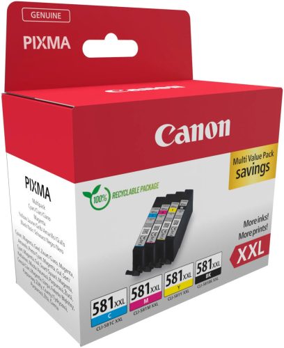 Canon, CANON Multipack Tinte XXL BKCMY CLI-581XXL Pixma TR7550 4x11.7ml