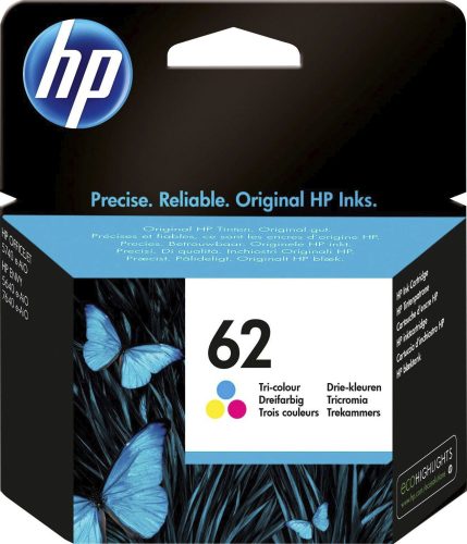 HP, HP 62 Original Tintenpatrone C2P06AE Cyan, magenta, gelb