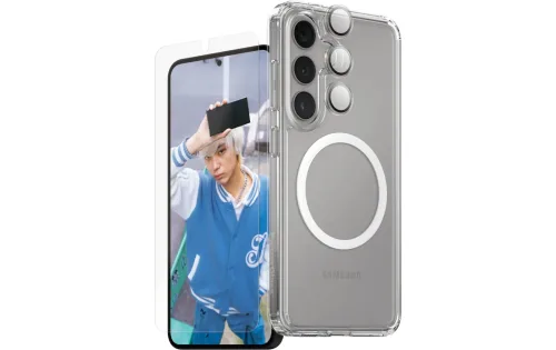 Care By Panzerglass, CARE by PanzerGlass Displayschutzglas "3-in-1 Protection Set" für Samsung Galaxy S25+ Displayschutzfolie, Schutzfolie, Bildschirmschutz, kratz- & stossfest