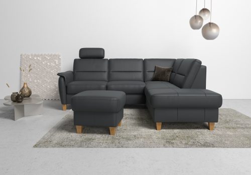 Home affaire Ecksofa »Palmera«, Federkern, wahlweise mit Bettfunktion und mit/ohne Stauraum