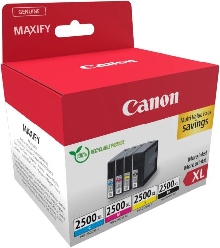 Canon, CANON Multipack Tinte XL BKCMY PGI-2500XL MAXIFY MB5050/5350 128.8ml
