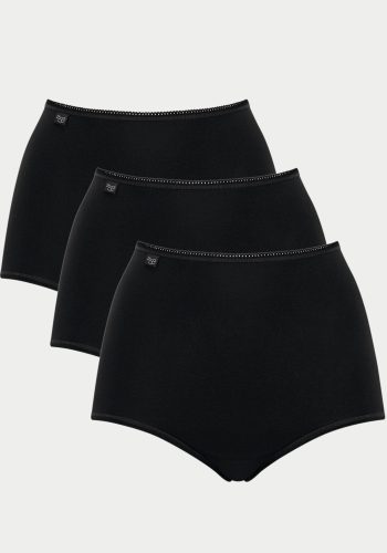 Sloggi - Multipack, Maxi Slips, für Damen, Black, Größe 40