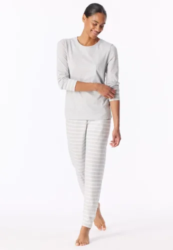 Schiesser - Pyjama, für Damen, Grau, Größe 38