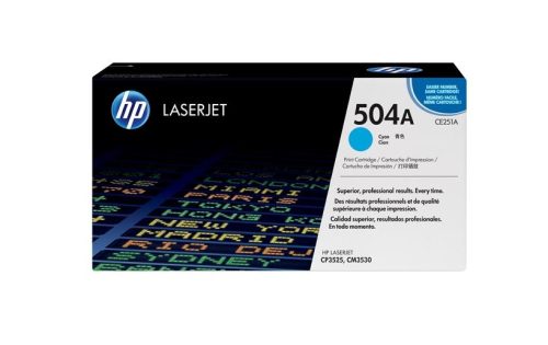 HP, HP Toner-Modul 504A cyan CE251A Color LaserJet CP3525 7000 S.
