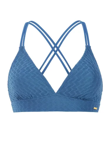 PROTEST, PROTEST MIXSuperas Damen Bikini Top Blau, Damen, Größe: 38