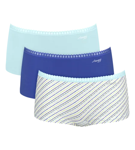 Sloggi, sloggi Panty "GO Crush" mit Spitzendetails, Cotton-Mix