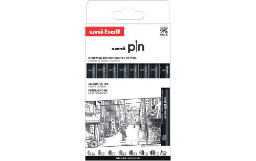 undefined, Fineliner »Uni Classic Street, 8 Stück«