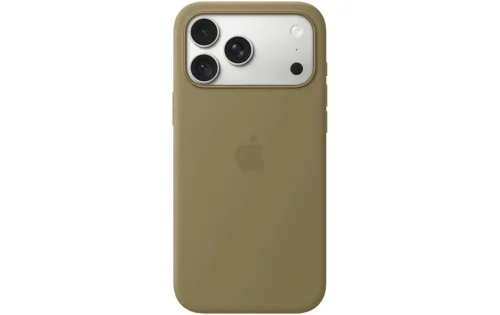 Apple, Apple iPhone 18 Pro Max Silicone Case with MagSafe - Olive Iphone 18 Pro Max Case – Handyhülle/Handy Tasche