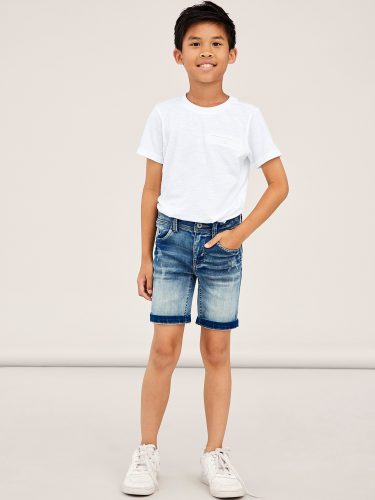 Name It, Jeans-Bermudas NKMTHEO DNMTHAYER 2602 in medium blue denim