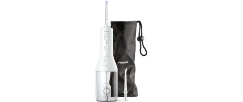 Philips Sonicare, Philips Sonicare Munddusche "kabelloser Power Flosser 3000 HX3826" 2 Stk. Aufsätze Quad Stream-Technologie, 2 Modi für die Reinigung, 3 Intensitätsstufen