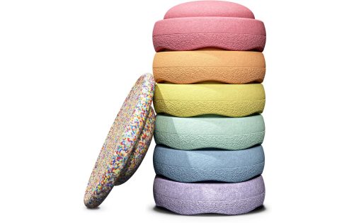 Stapelstein, Stapelstein Lernspielzeug »Rainbow Set Pastel«